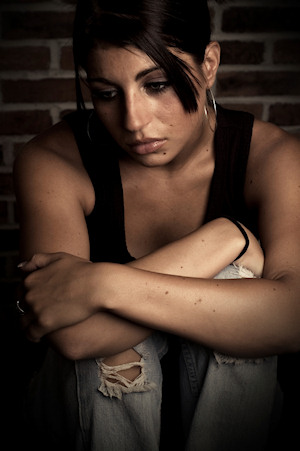 Mujer triste