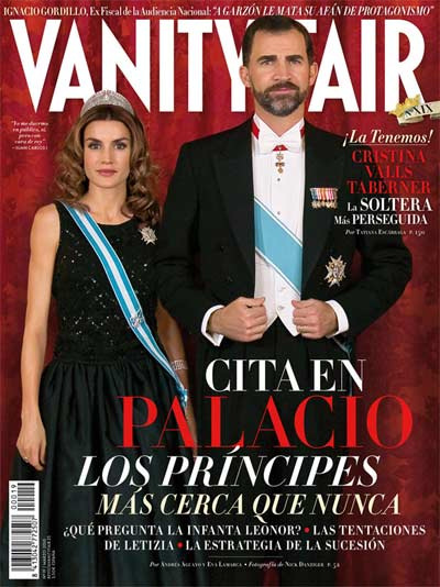 Los Príncipes de Asturias posan en exclusiva para 'Vanity 