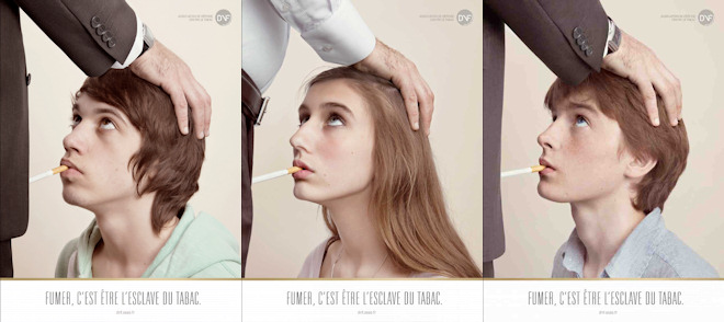 Campaña sexual en Francia contra el tabaco