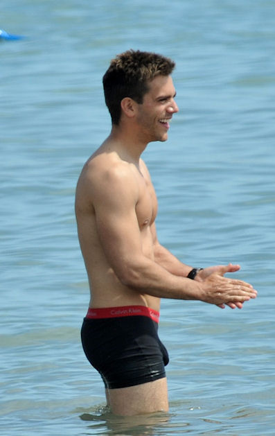 Marc clotet en bañador