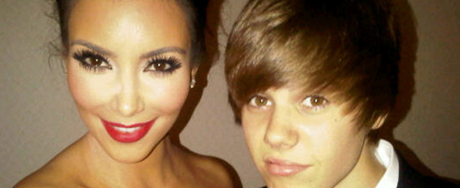 Justin bieber y kim kardashian se conocen