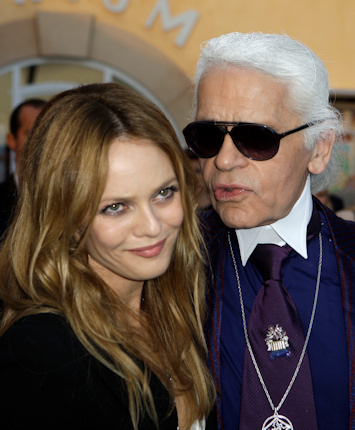 Vanessa paradis y karl lagerfeld en saint tropez