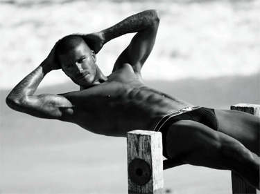 El milionario David Beckham de Armani