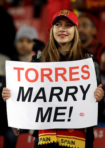 Fan de fernando torres en el mundial