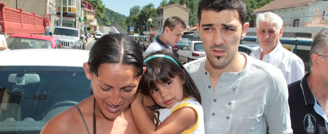 David villa regresa a Tuilla tras el mundial
