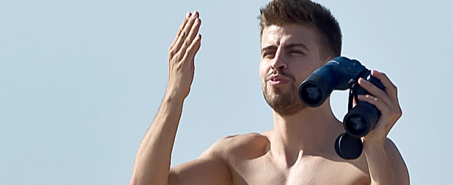 gerard pique de vacaciones