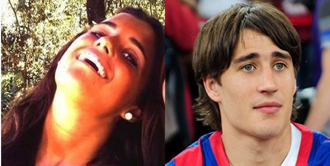 Cristina Carbonero y Bojan Krkic