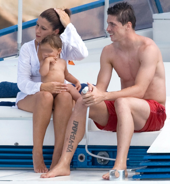 Fernando Torres de vacaciones en Ibiza