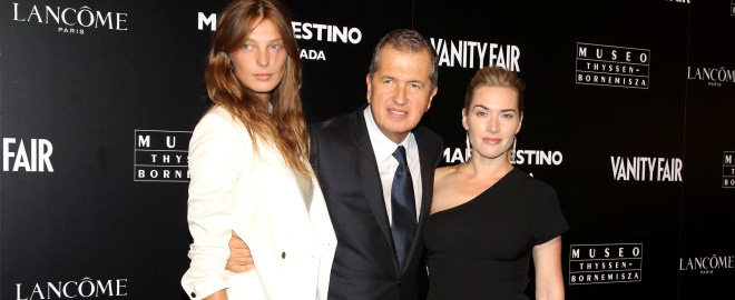 Kate winslet en la inauguracion de la exposicion de mario testino todo o nada