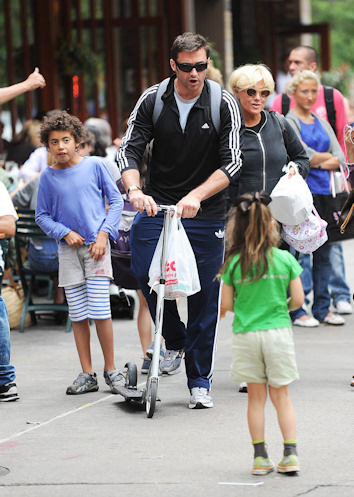 Hugh jackman, un padre ejemplar
