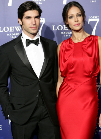 Cayetano y Eva en la presentación de 7 de Loewe