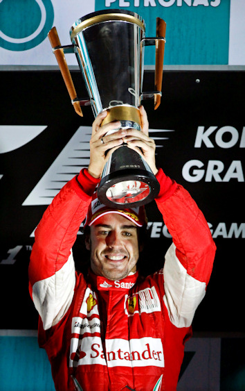 Fernando alonso gana el gran premio de corea 2010