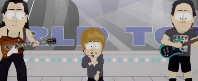 Justin bieber en south park