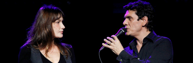 Carla Bruni y Marc Lavoine
