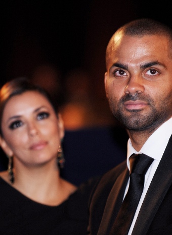 Eva Longoria junto a su marido, Tony Parker