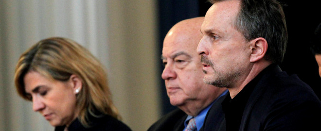 La infanta cristina y miguel bose contra las minas antipersona
