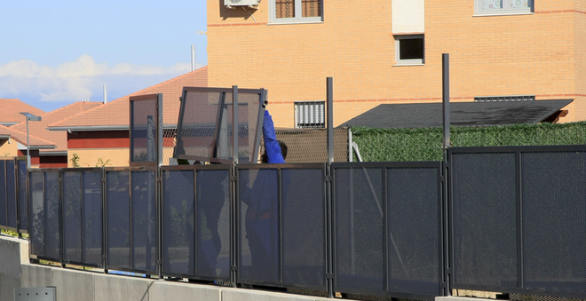 Parte de exterior del chalet de Paracuellos del Jarama de Belén Esteban