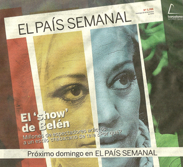 portada de El Pais Semanal con Belén Esteban