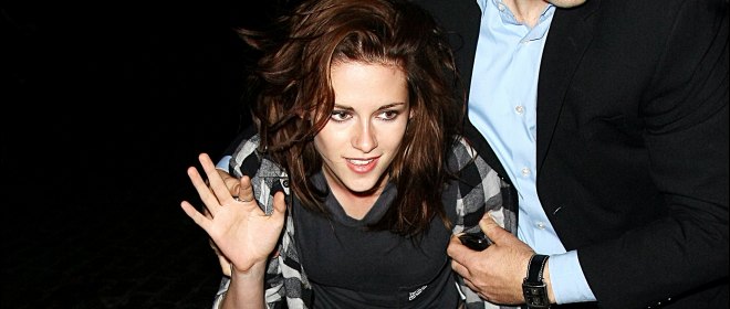 Kristen Stewart borracha