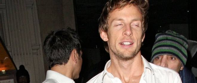 Jenson Button borracho
