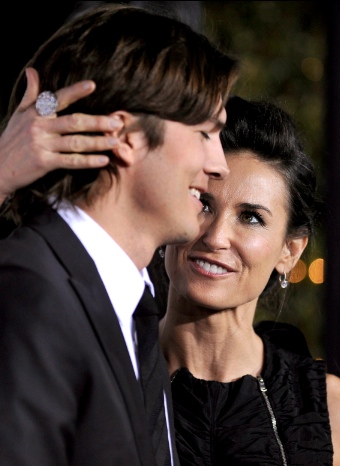Demi Moore y Ashton Kutcher en el Festival de Cine Sundance 2011