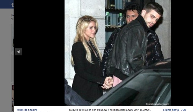 Se desata la guerra por la foto de Gerard Piqué y Shakira cogidos de la mano