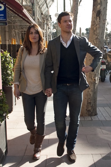 Xabi Alonso pasa por su mejor momento personal junto a Nagore Aramburu
