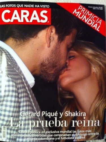 El apasionado beso de Shakira y Gerard Piqué que confirma definitivamente su romance