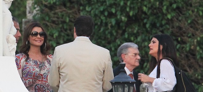 María José Suárez en el bautizo de Ella Tablada