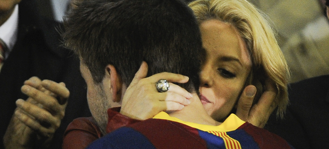 Shakira y Sara Carbonero, el mejor apoyo de Piqué y Casillas desde el palco
