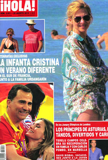 Urdangarin gana la batalla al rey y al principe. La infanta cristina le elige a él