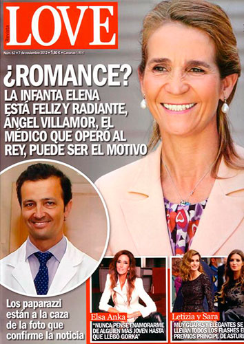 La Infanta Elena enamorada del doctor del Rey