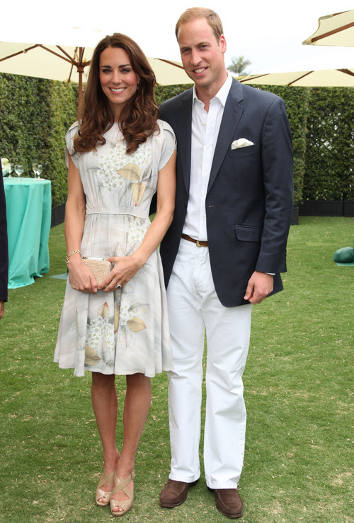 Kate Middleton y el príncipe Guillermo de Inglaterra