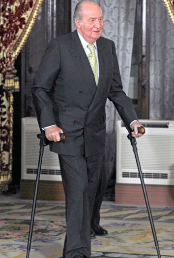 Otro problema de salud para el Rey.