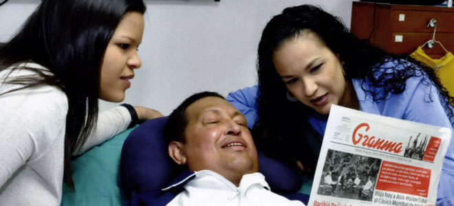 Las fotos oficiales de Chávez.