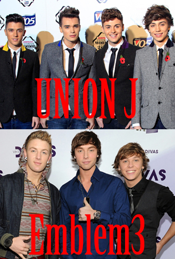 Emblem 3 y Union J luchan por ser los nuevos One Direction