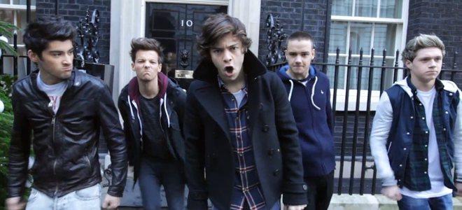 Momento del videoclip de One Direction