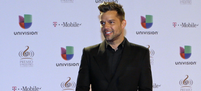 Ricky Martin, asistente a los premios Lo Nuestro 2013