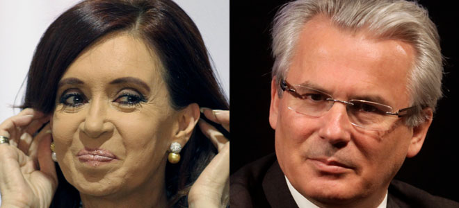 Cristina Fernández de Kirchner y Baltasar Garzón.