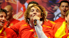 Bisbal y Bustamante ponen música al triunfo histórico de España en el Mundial