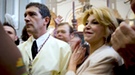 Antonio Banderas vive la Semana Santa con Melanie Griffith y la baronesa Carmen Thyssen
