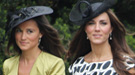 Kate y Pippa Middleton derrochan glamour en la boda de un amigo común