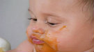 Primeras papillas de un bebé