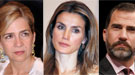 Letizia y el Príncipe Felipe vs la Infanta Cristina: crónica de una relación rota