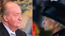 'Choque' de Reyes: la Reina Isabel II se come al Rey Juan Carlos