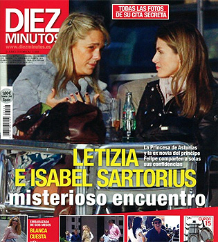 Encuentro con morbo: Princesa Letizia e Isabel Sartorius