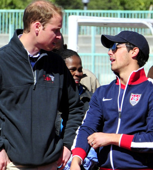 Guillermo de Inglaterra y Joe Jonas, amigos por sorpresa