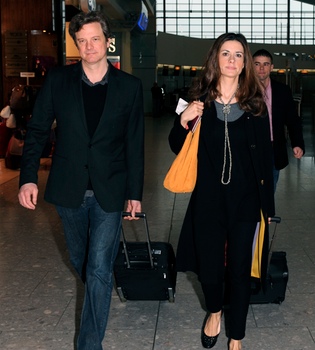 Colin Firth pone rumbo a Los Ángeles en busca del Oscar 2011