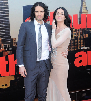 Estreno de 'Arthur': la felicidad de Katy Perry y Russell Brand