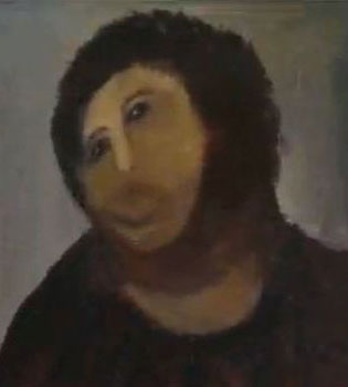 El Ecce Homo restaurado, icono pop de nuestra época